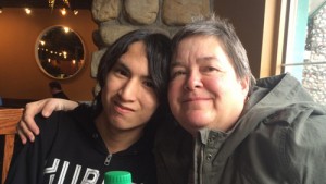 Allyson and her son Phillip