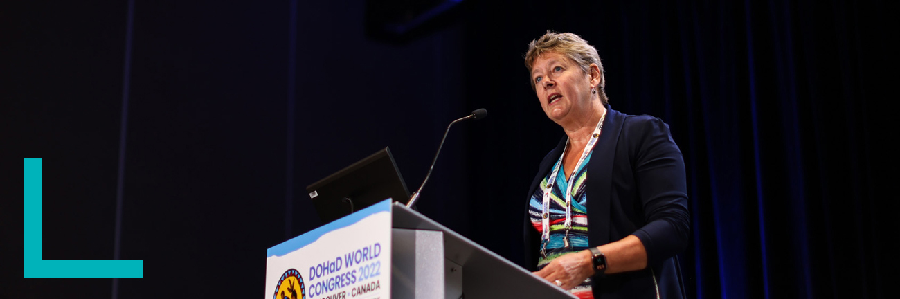 Nicola Lewis, KBHN CEO speaking at DOHaD 2022