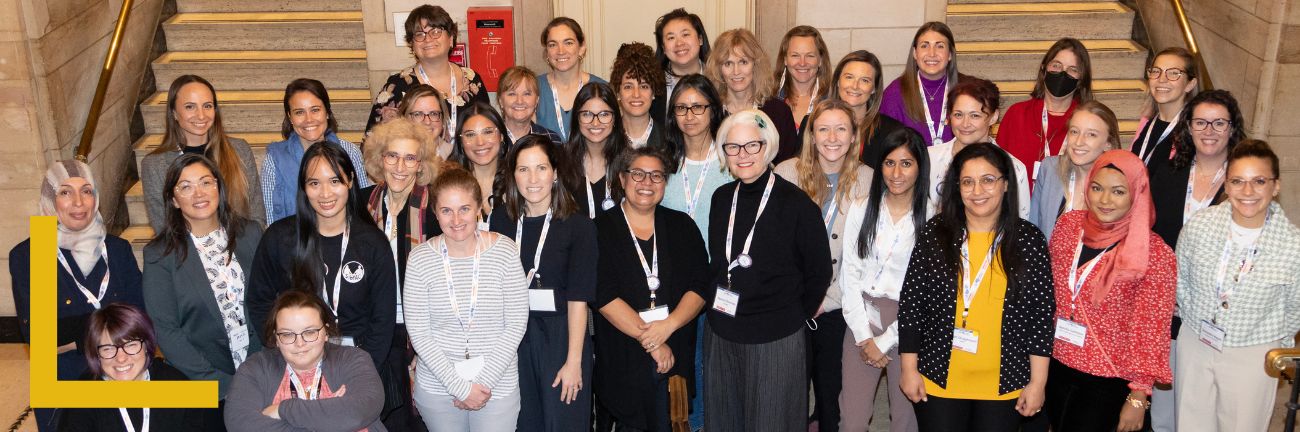 Participants of the FER group smiling at the camera.